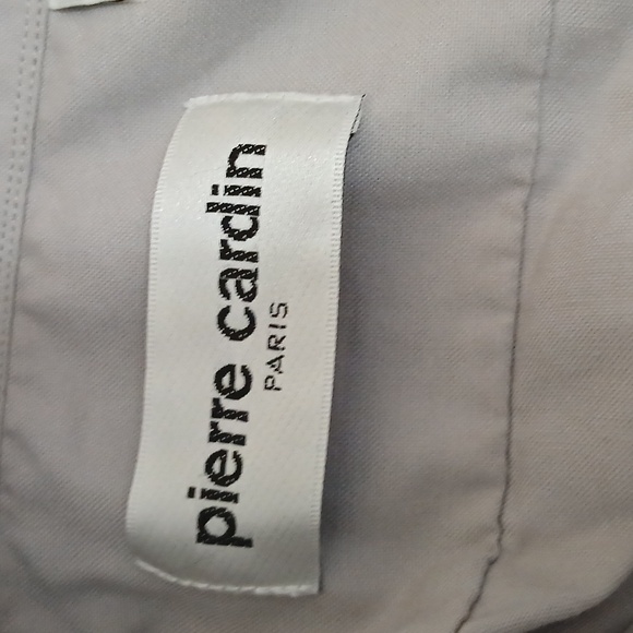 Pierre Cardin Men’s 15.5 Light Gray Dress Shirt Classic Fit - Picture 5 of 5